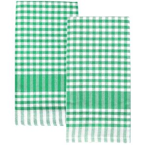 Talking Tables 2 x Groene Gingham Keuken Theedoeken Textiel Stof Vaatdoeken Grote Geruite Doek Servetten Absorberend Duurzaam Zacht Katoen Sneldrogend ECO Verpakking 45cm x 70cm Talking Tables 2 x Groene Gingham Keuken Theedoeken Textiel Stof Vaatdoeken Grote Geruite Doek Servetten Absorberend Duurzaam Zacht Katoen Sneldrogend ECO Verpakking 45cm x 70cm