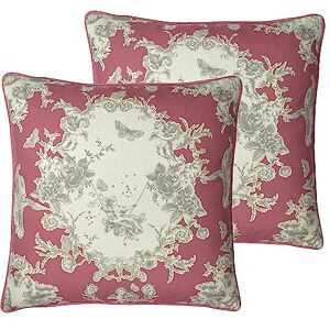 Paoletti Burford Floral Polyester Gevuld Kussen Twin Pack Paoletti Burford Floral Polyester Gevuld Kussen Twin Pack