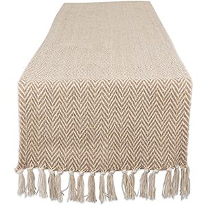 DII Geweven Basic Tafelblad Collectie, Chevron Tafelloper, 15x108, Stone DII Geweven Basic Tafelblad Collectie, Chevron Tafelloper, 15x108, Stone