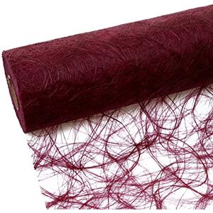 Deko AS GmbH Sizoweb tafelband bordeaux 20 cm rol 25 meter 64 011-R Deko AS GmbH Sizoweb tafelband bordeaux 20 cm rol 25 meter 64 011-R