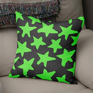 Bonamaison Decoratieve kussenhoes Neon groen & Fume, gooien kussenhoezen, home decoratieve kussenslopen voor woonkamer, bank, slaapkamer, maat: 43x43 cm ontworpen en vervaardigd in Turkije Bonamaison Decoratieve kussenhoes Neon groen & Fume, gooien kussenhoezen, home decoratieve kussenslopen voor woonkamer, bank, slaapkamer, maat: 43x43 cm ontworpen en vervaardigd in Turkije