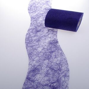 Deko AS GmbH Sizoflor tafelband gegolfd violet ca. 12,5 cm rol 25 meter 60W 028-R Deko AS GmbH Sizoflor tafelband gegolfd violet ca. 12,5 cm rol 25 meter 60W 028-R