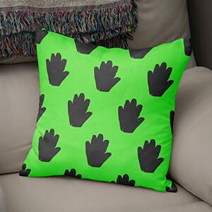 Bonamaison Decoratieve kussenhoes Neon groen & Fume, gooien kussenhoezen, home decoratieve kussenslopen voor woonkamer, bank, slaapkamer, maat: 43x43 cm ontworpen en vervaardigd in Turkije Bonamaison Decoratieve kussenhoes Neon groen & Fume, gooien kussenhoezen, home decoratieve kussenslopen voor woonkamer, bank, slaapkamer, maat: 43x43 cm ontworpen en vervaardigd in Turkije