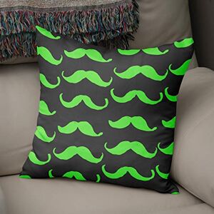 Bonamaison Decoratieve kussenhoes Neon groen & Fume, gooien kussenhoezen, home decoratieve kussenslopen voor woonkamer, bank, slaapkamer, maat: 43x43 cm ontworpen en vervaardigd in Turkije Bonamaison Decoratieve kussenhoes Neon groen & Fume, gooien kussenhoezen, home decoratieve kussenslopen voor woonkamer, bank, slaapkamer, maat: 43x43 cm ontworpen en vervaardigd in Turkije