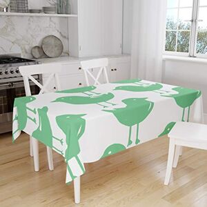 Bonamaison Tafelkleed, Anti-Mold, Sneldrogend, Waterdicht, 100% Polyester Tafellaken, Petroleum Groen, Wit, 140 x 160 Cm Ontworpen en Vervaardigd in Turkije Bonamaison Tafelkleed, Anti-Mold, Sneldrogend, Waterdicht, 100% Polyester Tafellaken, Petroleum Groen, Wit, 140 x 160 Cm Ontworpen en Vervaardigd in Turkije