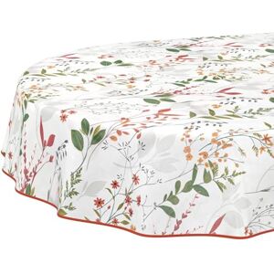 ANRO Wasdoek tafelkleed, afwasbaar, onderhoudsvriendelijk, waterafstotend, lotuseffect, voor tuintafel, natuur, ovaal, 160 x 140 cm, met zoom, omzoomd ANRO Wasdoek tafelkleed, afwasbaar, onderhoudsvriendelijk, waterafstotend, lotuseffect, voor tuintafel, natuur, ovaal, 160 x 140 cm, met zoom, omzoomd