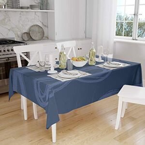 Bonamaison Tafelkleed, Anti-Mold, Sneldrogend, Waterdicht, 100% Polyester Tafellaken, Blauw, 140 x 160 Cm Ontworpen en Vervaardigd in Turkije Bonamaison Tafelkleed, Anti-Mold, Sneldrogend, Waterdicht, 100% Polyester Tafellaken, Blauw, 140 x 160 Cm Ontworpen en Vervaardigd in Turkije