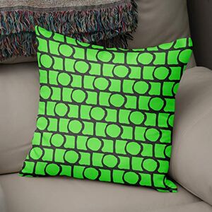 Bonamaison Decoratieve kussenhoes Neon groen & Fume, gooien kussenhoezen, home decoratieve kussenslopen voor woonkamer, bank, slaapkamer, maat: 43x43 cm ontworpen en vervaardigd in Turkije Bonamaison Decoratieve kussenhoes Neon groen & Fume, gooien kussenhoezen, home decoratieve kussenslopen voor woonkamer, bank, slaapkamer, maat: 43x43 cm ontworpen en vervaardigd in Turkije