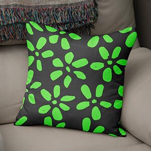 Bonamaison Decoratieve kussenhoes Neon groen & Fume, gooien kussenhoezen, home decoratieve kussenslopen voor woonkamer, bank, slaapkamer, maat: 43x43 cm ontworpen en vervaardigd in Turkije Bonamaison Decoratieve kussenhoes Neon groen & Fume, gooien kussenhoezen, home decoratieve kussenslopen voor woonkamer, bank, slaapkamer, maat: 43x43 cm ontworpen en vervaardigd in Turkije