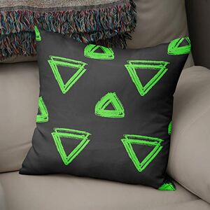 Bonamaison Decoratieve kussenhoes Neon groen & Fume, gooien kussenhoezen, home decoratieve kussenslopen voor woonkamer, bank, slaapkamer, maat: 43x43 cm ontworpen en vervaardigd in Turkije Bonamaison Decoratieve kussenhoes Neon groen & Fume, gooien kussenhoezen, home decoratieve kussenslopen voor woonkamer, bank, slaapkamer, maat: 43x43 cm ontworpen en vervaardigd in Turkije