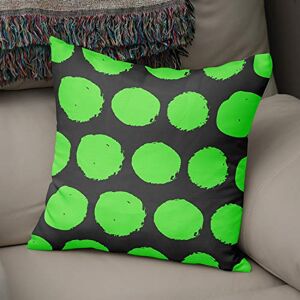 Bonamaison Decoratieve kussenhoes Neon groen & Fume, gooien kussenhoezen, home decoratieve kussenslopen voor woonkamer, bank, slaapkamer, maat: 43x43 cm ontworpen en vervaardigd in Turkije Bonamaison Decoratieve kussenhoes Neon groen & Fume, gooien kussenhoezen, home decoratieve kussenslopen voor woonkamer, bank, slaapkamer, maat: 43x43 cm ontworpen en vervaardigd in Turkije