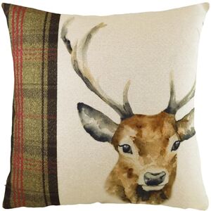 furn. Evans Lichfield Hunter Stag Tartan Veer rijk gevuld kussen furn. Evans Lichfield Hunter Stag Tartan Veer rijk gevuld kussen