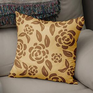 Bonamaison Decoratieve Kussensloop, Bruine tinten Kussenhoezen Bank, Zitkussen, Decoratieve Kussenhoesjes, Kussensloop; Sofa, Slaapkamer, Kantoor, Auto 43x43 Cm Ontworpen en Vervaardigd in Turkije Bonamaison Decoratieve Kussensloop, Bruine tinten Kussenhoezen Bank, Zitkussen, Decoratieve Kussenhoesjes, Kussensloop; Sofa, Slaapkamer, Kantoor, Auto 43x43 Cm Ontworpen en Vervaardigd in Turkije