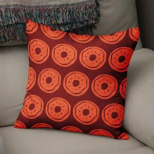 Bonamaison Decoratieve kussenhoes Oranje & Bordeux, gooien kussenhoezen, home decoratieve kussenslopen voor woonkamer, bank, slaapkamer, maat: 43x43 cm ontworpen en vervaardigd in Turkije Bonamaison Decoratieve kussenhoes Oranje & Bordeux, gooien kussenhoezen, home decoratieve kussenslopen voor woonkamer, bank, slaapkamer, maat: 43x43 cm ontworpen en vervaardigd in Turkije