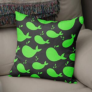 Bonamaison Decoratieve kussenhoes Neon groen & Fume, gooien kussenhoezen, home decoratieve kussenslopen voor woonkamer, bank, slaapkamer, maat: 43x43 cm ontworpen en vervaardigd in Turkije Bonamaison Decoratieve kussenhoes Neon groen & Fume, gooien kussenhoezen, home decoratieve kussenslopen voor woonkamer, bank, slaapkamer, maat: 43x43 cm ontworpen en vervaardigd in Turkije