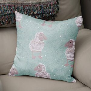 Bonamaison Decoratieve kussenhoes willekeurig patroon, gooien kussenhoezen, home decoratieve kussenslopen voor woonkamer, bank, slaapkamer, grootte: 43x43 cm ontworpen en vervaardigd in Turkije Bonamaison Decoratieve kussenhoes willekeurig patroon, gooien kussenhoezen, home decoratieve kussenslopen voor woonkamer, bank, slaapkamer, grootte: 43x43 cm ontworpen en vervaardigd in Turkije
