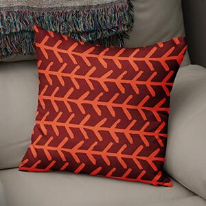 Bonamaison Decoratieve kussenhoes Oranje & Bordeux, gooien kussenhoezen, home decoratieve kussenslopen voor woonkamer, bank, slaapkamer, maat: 43x43 cm ontworpen en vervaardigd in Turkije Bonamaison Decoratieve kussenhoes Oranje & Bordeux, gooien kussenhoezen, home decoratieve kussenslopen voor woonkamer, bank, slaapkamer, maat: 43x43 cm ontworpen en vervaardigd in Turkije