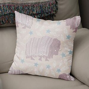 Bonamaison Decoratieve kussenhoes willekeurig patroon, gooien kussenhoezen, home decoratieve kussenslopen voor woonkamer, bank, slaapkamer, grootte: 43x43 cm ontworpen en vervaardigd in Turkije Bonamaison Decoratieve kussenhoes willekeurig patroon, gooien kussenhoezen, home decoratieve kussenslopen voor woonkamer, bank, slaapkamer, grootte: 43x43 cm ontworpen en vervaardigd in Turkije