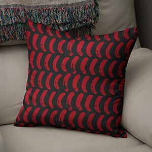 Bonamaison Decoratieve Kussensloop, Rood Zwart Kussenhoezen Bank, Zitkussen, Decoratieve Kussenhoesjes, Kussensloop; Sofa, Slaapkamer, Kantoor, Auto 43x43 Cm Ontworpen en Vervaardigd in Turkije Bonamaison Decoratieve Kussensloop, Rood Zwart Kussenhoezen Bank, Zitkussen, Decoratieve Kussenhoesjes, Kussensloop; Sofa, Slaapkamer, Kantoor, Auto 43x43 Cm Ontworpen en Vervaardigd in Turkije