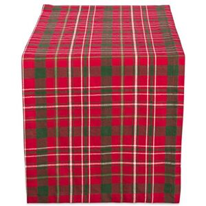 DII Tartan Holly Plaid, Katoen, Rood & Groen, 108" x 14" (Rechthoekig) DII Tartan Holly Plaid, Katoen, Rood & Groen, 108" x 14" (Rechthoekig)
