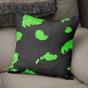 Bonamaison Decoratieve kussenhoes Neon groen & Fume, gooien kussenhoezen, home decoratieve kussenslopen voor woonkamer, bank, slaapkamer, maat: 43x43 cm ontworpen en vervaardigd in Turkije Bonamaison Decoratieve kussenhoes Neon groen & Fume, gooien kussenhoezen, home decoratieve kussenslopen voor woonkamer, bank, slaapkamer, maat: 43x43 cm ontworpen en vervaardigd in Turkije
