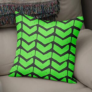 Bonamaison Decoratieve kussenhoes Neon groen & Fume, gooien kussenhoezen, home decoratieve kussenslopen voor woonkamer, bank, slaapkamer, maat: 43x43 cm ontworpen en vervaardigd in Turkije Bonamaison Decoratieve kussenhoes Neon groen & Fume, gooien kussenhoezen, home decoratieve kussenslopen voor woonkamer, bank, slaapkamer, maat: 43x43 cm ontworpen en vervaardigd in Turkije