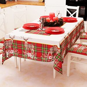 PETTI Artigiani Italiani Beigekleurige Kersttafelkleed - 140x240 cm, 12 zitplaatsen PETTI Artigiani Italiani Beigekleurige Kersttafelkleed - 140x240 cm, 12 zitplaatsen