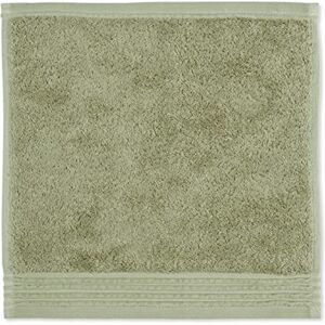 Möve Loft Uni met chenillebiezen zeepdoek 30 x 30 cm van 100% katoen (spinair), moss Möve Loft Uni met chenillebiezen zeepdoek 30 x 30 cm van 100% katoen (spinair), moss