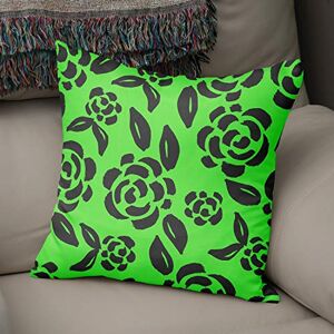 Bonamaison Decoratieve kussenhoes Neon groen & Fume, gooien kussenhoezen, home decoratieve kussenslopen voor woonkamer, bank, slaapkamer, maat: 43x43 cm ontworpen en vervaardigd in Turkije Bonamaison Decoratieve kussenhoes Neon groen & Fume, gooien kussenhoezen, home decoratieve kussenslopen voor woonkamer, bank, slaapkamer, maat: 43x43 cm ontworpen en vervaardigd in Turkije