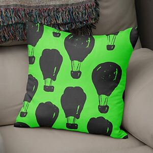 Bonamaison Decoratieve kussenhoes Neon groen & Fume, gooien kussenhoezen, home decoratieve kussenslopen voor woonkamer, bank, slaapkamer, maat: 43x43 cm ontworpen en vervaardigd in Turkije Bonamaison Decoratieve kussenhoes Neon groen & Fume, gooien kussenhoezen, home decoratieve kussenslopen voor woonkamer, bank, slaapkamer, maat: 43x43 cm ontworpen en vervaardigd in Turkije