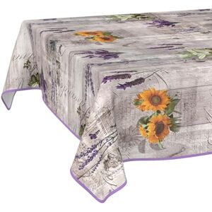 ANRO Wasdoek tafelkleed, afwasbaar, onderhoudsvriendelijk, waterafstotend, lotuseffect, voor tuintafel, Provence, 240 x 140 cm, met zoom, omzoomd ANRO Wasdoek tafelkleed, afwasbaar, onderhoudsvriendelijk, waterafstotend, lotuseffect, voor tuintafel, Provence, 240 x 140 cm, met zoom, omzoomd