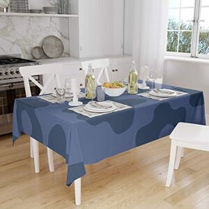 Bonamaison Tafelkleed, Anti-Mold, Sneldrogend, Waterdicht, 100% Polyester Tafellaken, Blauw, 140 x 160 Cm Ontworpen en Vervaardigd in Turkije Bonamaison Tafelkleed, Anti-Mold, Sneldrogend, Waterdicht, 100% Polyester Tafellaken, Blauw, 140 x 160 Cm Ontworpen en Vervaardigd in Turkije