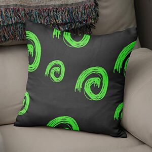 Bonamaison Decoratieve kussenhoes Neon groen & Fume, gooien kussenhoezen, home decoratieve kussenslopen voor woonkamer, bank, slaapkamer, maat: 43x43 cm ontworpen en vervaardigd in Turkije Bonamaison Decoratieve kussenhoes Neon groen & Fume, gooien kussenhoezen, home decoratieve kussenslopen voor woonkamer, bank, slaapkamer, maat: 43x43 cm ontworpen en vervaardigd in Turkije
