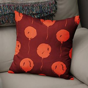 Bonamaison Decoratieve kussenhoes Oranje & Bordeux, gooien kussenhoezen, home decoratieve kussenslopen voor woonkamer, bank, slaapkamer, maat: 43x43 cm ontworpen en vervaardigd in Turkije Bonamaison Decoratieve kussenhoes Oranje & Bordeux, gooien kussenhoezen, home decoratieve kussenslopen voor woonkamer, bank, slaapkamer, maat: 43x43 cm ontworpen en vervaardigd in Turkije