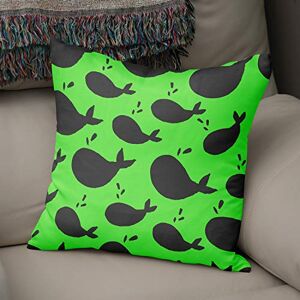 Bonamaison Decoratieve kussenhoes Neon groen & Fume, gooien kussenhoezen, home decoratieve kussenslopen voor woonkamer, bank, slaapkamer, maat: 43x43 cm ontworpen en vervaardigd in Turkije Bonamaison Decoratieve kussenhoes Neon groen & Fume, gooien kussenhoezen, home decoratieve kussenslopen voor woonkamer, bank, slaapkamer, maat: 43x43 cm ontworpen en vervaardigd in Turkije