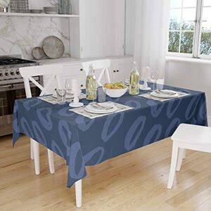 Bonamaison Tafelkleed, Anti-Mold, Sneldrogend, Waterdicht, 100% Polyester Tafellaken, Blauw, 140 x 160 Cm Ontworpen en Vervaardigd in Turkije Bonamaison Tafelkleed, Anti-Mold, Sneldrogend, Waterdicht, 100% Polyester Tafellaken, Blauw, 140 x 160 Cm Ontworpen en Vervaardigd in Turkije