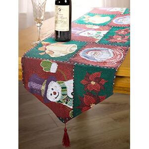 Emma Barclay Kerst Tapestry Tafelloper Decoratief Xmas Eetlinnen voor Kleine Medium of Grote Tafel 13x72 (33x183cm) Emma Barclay Kerst Tapestry Tafelloper Decoratief Xmas Eetlinnen voor Kleine Medium of Grote Tafel 13x72 (33x183cm)