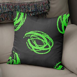 Bonamaison Decoratieve kussenhoes Neon groen & Fume, gooien kussenhoezen, home decoratieve kussenslopen voor woonkamer, bank, slaapkamer, maat: 43x43 cm ontworpen en vervaardigd in Turkije Bonamaison Decoratieve kussenhoes Neon groen & Fume, gooien kussenhoezen, home decoratieve kussenslopen voor woonkamer, bank, slaapkamer, maat: 43x43 cm ontworpen en vervaardigd in Turkije
