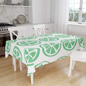 Bonamaison Tafelkleed, Anti-Mold, Sneldrogend, Waterdicht, 100% Polyester Tafellaken, Petroleum Groen, Wit, 140 x 160 Cm Ontworpen en Vervaardigd in Turkije Bonamaison Tafelkleed, Anti-Mold, Sneldrogend, Waterdicht, 100% Polyester Tafellaken, Petroleum Groen, Wit, 140 x 160 Cm Ontworpen en Vervaardigd in Turkije