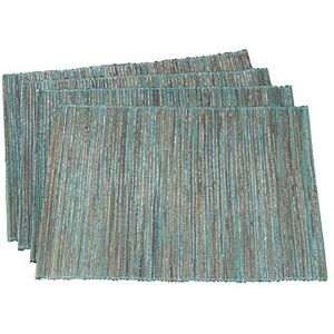 SARO LIFESTYLE Melaya Collectie Turquoise Waterhyacint Tafelkleed - Tafelkleed SARO LIFESTYLE Melaya Collectie Turquoise Waterhyacint Tafelkleed - Tafelkleed
