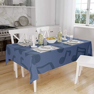 Bonamaison Tafelkleed, Anti-Mold, Sneldrogend, Waterdicht, 100% Polyester Tafellaken, Blauw, 140 x 160 Cm Ontworpen en Vervaardigd in Turkije Bonamaison Tafelkleed, Anti-Mold, Sneldrogend, Waterdicht, 100% Polyester Tafellaken, Blauw, 140 x 160 Cm Ontworpen en Vervaardigd in Turkije
