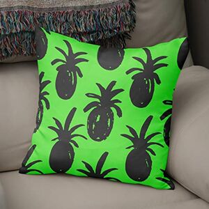 Bonamaison Decoratieve kussenhoes Neon groen & Fume, gooien kussenhoezen, home decoratieve kussenslopen voor woonkamer, bank, slaapkamer, maat: 43x43 cm ontworpen en vervaardigd in Turkije Bonamaison Decoratieve kussenhoes Neon groen & Fume, gooien kussenhoezen, home decoratieve kussenslopen voor woonkamer, bank, slaapkamer, maat: 43x43 cm ontworpen en vervaardigd in Turkije
