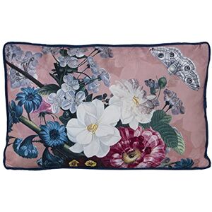 DRW Rechthoekig kussen van fluweel met digitale print, bloemenpatroon, met ritssluiting, 50 x 30 cm DRW Rechthoekig kussen van fluweel met digitale print, bloemenpatroon, met ritssluiting, 50 x 30 cm