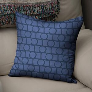 Bonamaison Decoratieve Kussensloop, Blauw Kussenhoezen Bank, Zitkussen, Decoratieve Kussenhoesjes, Kussensloop; Sofa, Slaapkamer, Kantoor, Auto 43x43 Cm Ontworpen en Vervaardigd in Turkije Bonamaison Decoratieve Kussensloop, Blauw Kussenhoezen Bank, Zitkussen, Decoratieve Kussenhoesjes, Kussensloop; Sofa, Slaapkamer, Kantoor, Auto 43x43 Cm Ontworpen en Vervaardigd in Turkije