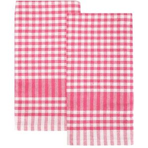 Talking Tables 2 x Framboos Roze Gingham Keuken Theedoeken Tafellinnen Stof Vaatdoeken Grote Geruite Doek Servetten Absorberend Duurzaam Zacht Katoen Sneldrogend ECO Verpakking 45cm x 70cm Talking Tables 2 x Framboos Roze Gingham Keuken Theedoeken Tafellinnen Stof Vaatdoeken Grote Geruite Doek Servetten Absorberend Duurzaam Zacht Katoen Sneldrogend ECO Verpakking 45cm x 70cm