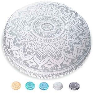 ART Boho Yoga Decor Vloer Kussenhoes 75 cm Ronde Meditatie Tapijt Kussensloop Gedrukte Katoenen Deken Poef ART Boho Yoga Decor Vloer Kussenhoes 75 cm Ronde Meditatie Tapijt Kussensloop Gedrukte Katoenen Deken Poef