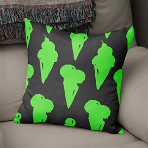 Bonamaison Decoratieve kussenhoes Neon groen & Fume, gooien kussenhoezen, home decoratieve kussenslopen voor woonkamer, bank, slaapkamer, maat: 43x43 cm ontworpen en vervaardigd in Turkije Bonamaison Decoratieve kussenhoes Neon groen & Fume, gooien kussenhoezen, home decoratieve kussenslopen voor woonkamer, bank, slaapkamer, maat: 43x43 cm ontworpen en vervaardigd in Turkije