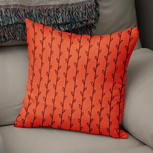 Bonamaison Decoratieve kussenhoes Oranje & Bordeux, gooien kussenhoezen, home decoratieve kussenslopen voor woonkamer, bank, slaapkamer, maat: 43x43 cm ontworpen en vervaardigd in Turkije Bonamaison Decoratieve kussenhoes Oranje & Bordeux, gooien kussenhoezen, home decoratieve kussenslopen voor woonkamer, bank, slaapkamer, maat: 43x43 cm ontworpen en vervaardigd in Turkije