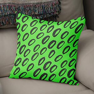 Bonamaison Decoratieve kussenhoes Neon groen & Fume, gooien kussenhoezen, home decoratieve kussenslopen voor woonkamer, bank, slaapkamer, maat: 43x43 cm ontworpen en vervaardigd in Turkije Bonamaison Decoratieve kussenhoes Neon groen & Fume, gooien kussenhoezen, home decoratieve kussenslopen voor woonkamer, bank, slaapkamer, maat: 43x43 cm ontworpen en vervaardigd in Turkije