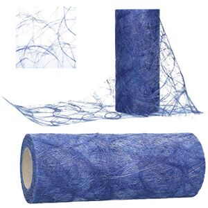 AmaCasa Tafelloper, Sizoweb vlies, donkerblauw, 20 cm x 25 m AmaCasa Tafelloper, Sizoweb vlies, donkerblauw, 20 cm x 25 m
